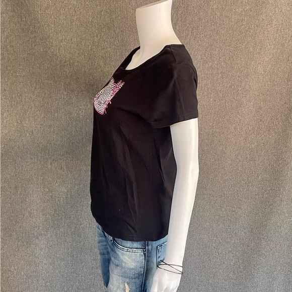 RARE Hello Kitty Pointillism Ben-Day Comic Book Dots Style Tee T-Shirt Ladies M - Picture 2 of 8